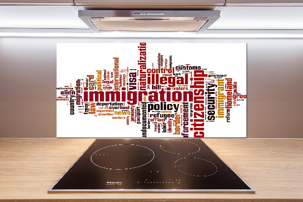 Spatplaat keuken Immigratie