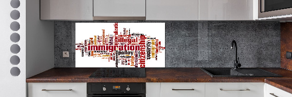 Spatplaat keuken Immigratie
