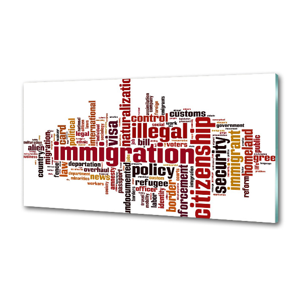 Spatplaat keuken Immigratie