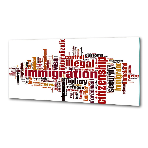 Spatplaat keuken Immigratie