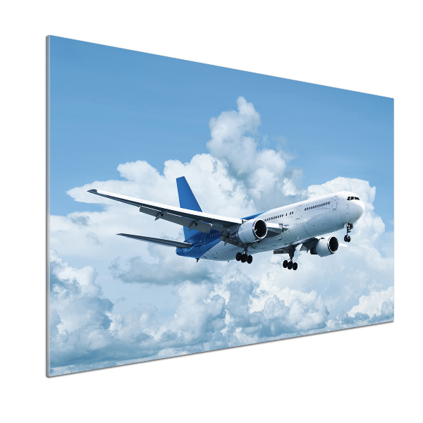 Panel do kuchni Samolot na niebie