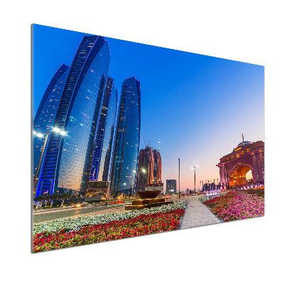 Keuken achterwand Straten van Abu Dhabi