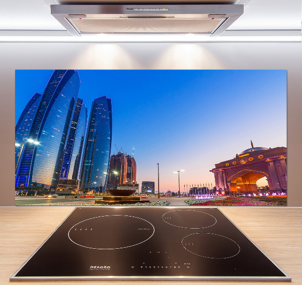 Keuken achterwand Straten van Abu Dhabi