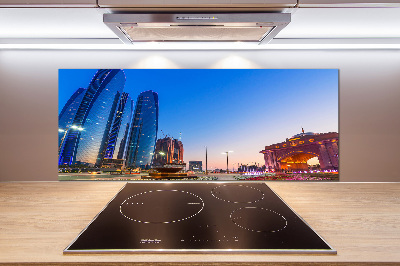 Keuken achterwand Straten van Abu Dhabi