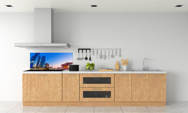 Keuken achterwand Straten van Abu Dhabi