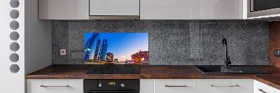 Keuken achterwand Straten van Abu Dhabi