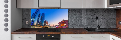 Keuken achterwand Straten van Abu Dhabi