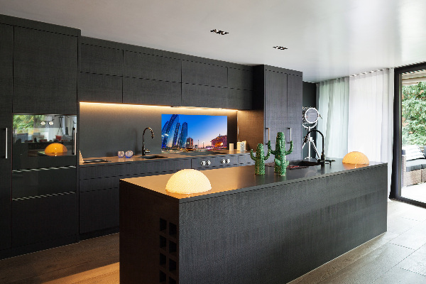 Keuken achterwand Straten van Abu Dhabi