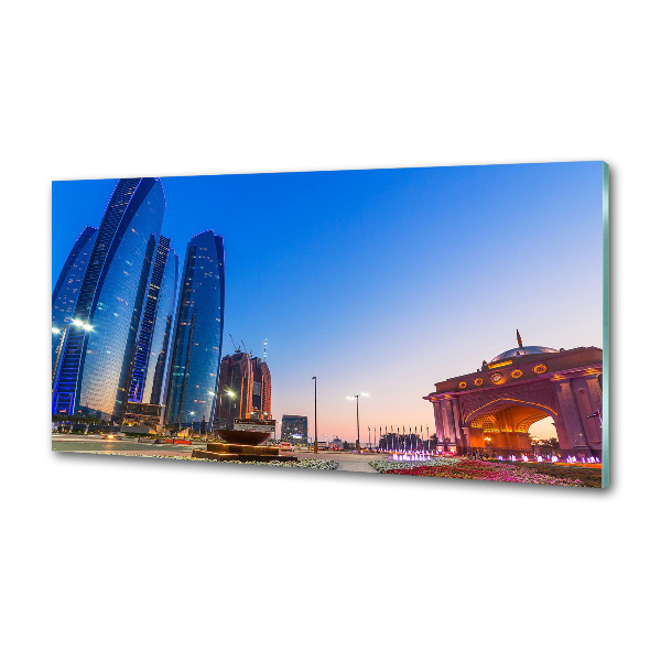 Keuken achterwand Straten van Abu Dhabi