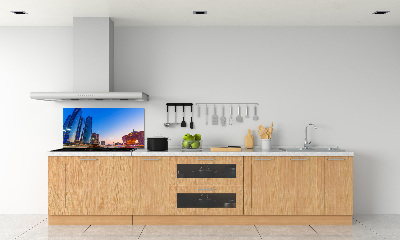 Keuken achterwand Straten van Abu Dhabi
