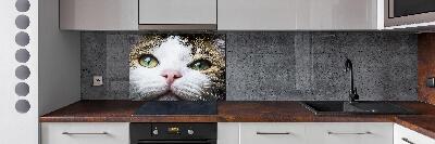 Keuken achterwand Groene kattenogen