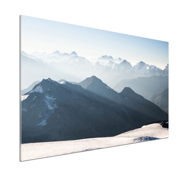 Achterwand keuken Bergtoppen