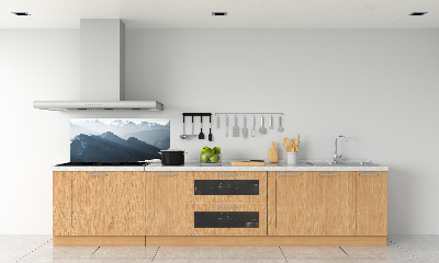 Achterwand keuken Bergtoppen