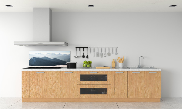 Achterwand keuken Bergtoppen