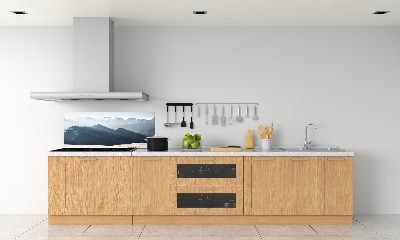 Achterwand keuken Bergtoppen