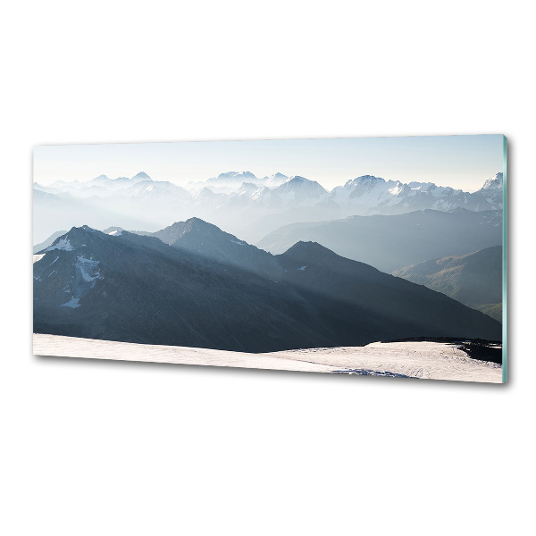 Achterwand keuken Bergtoppen