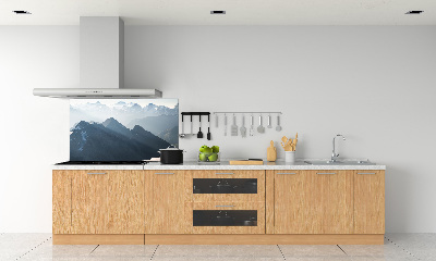 Achterwand keuken Bergtoppen