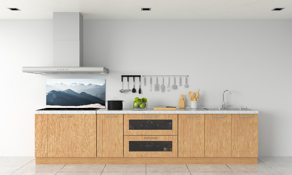 Achterwand keuken Bergtoppen