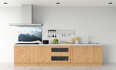 Achterwand keuken Bergtoppen