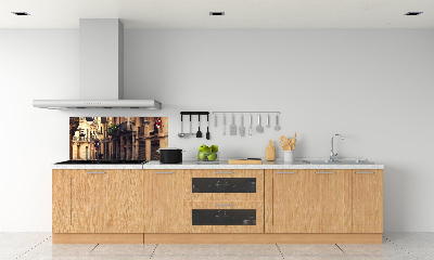 Achterwand keuken Straten van Barcelona