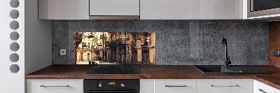 Achterwand keuken Straten van Barcelona