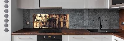 Panel do kuchni Ulice Barcelony