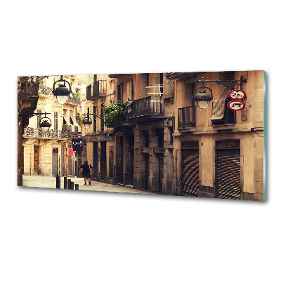 Achterwand keuken Straten van Barcelona