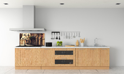 Achterwand keuken Straten van Barcelona