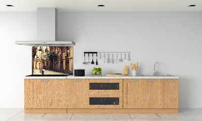 Achterwand keuken Straten van Barcelona