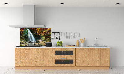 Spatplaat keuken Waterval in het bos