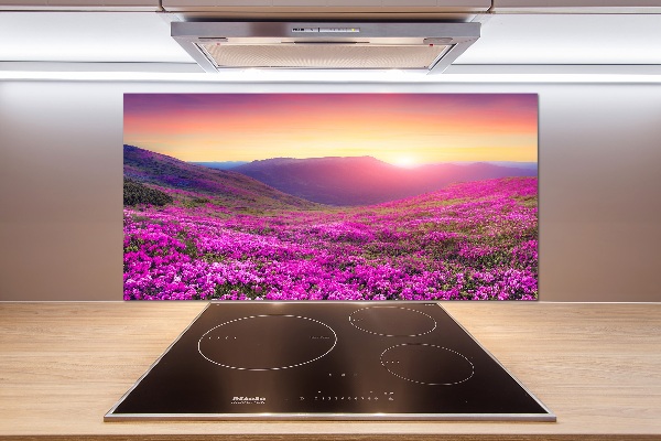 Keuken achterwand Roze heuvels