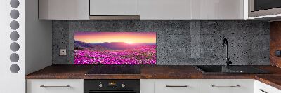 Keuken achterwand Roze heuvels