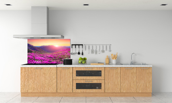 Keuken achterwand Roze heuvels