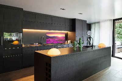 Keuken achterwand Roze heuvels