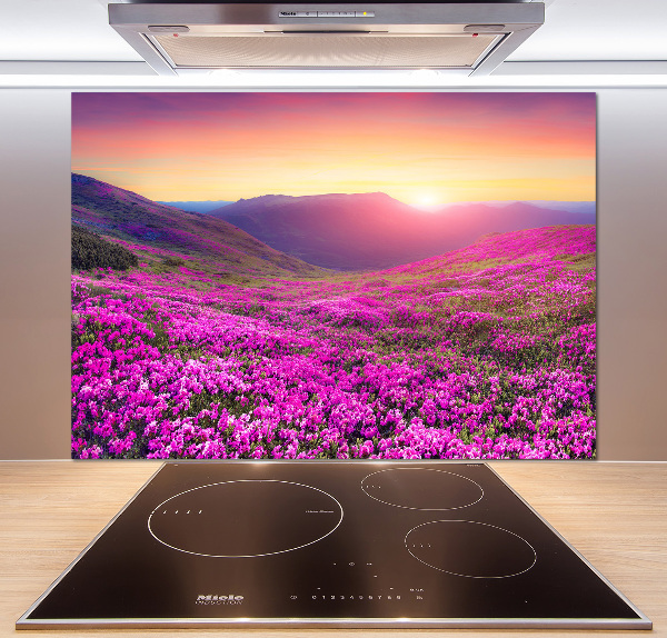 Keuken achterwand Roze heuvels