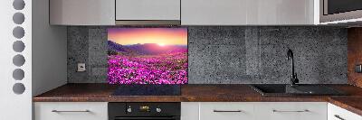 Keuken achterwand Roze heuvels