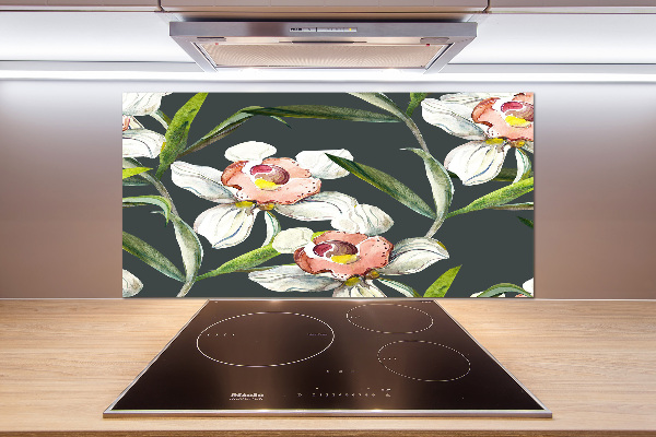 Keuken achterwand Bloemenpatroon