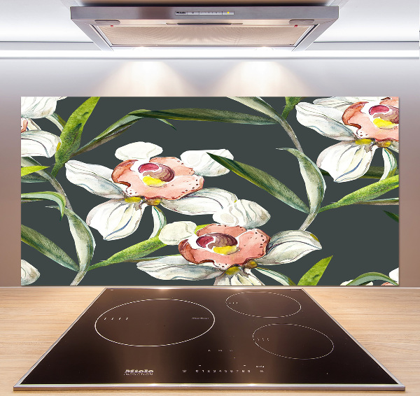 Keuken achterwand Bloemenpatroon