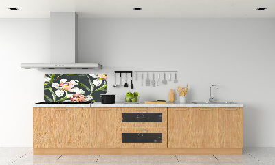 Keuken achterwand Bloemenpatroon
