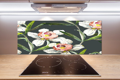 Keuken achterwand Bloemenpatroon