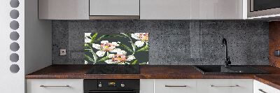 Keuken achterwand Bloemenpatroon