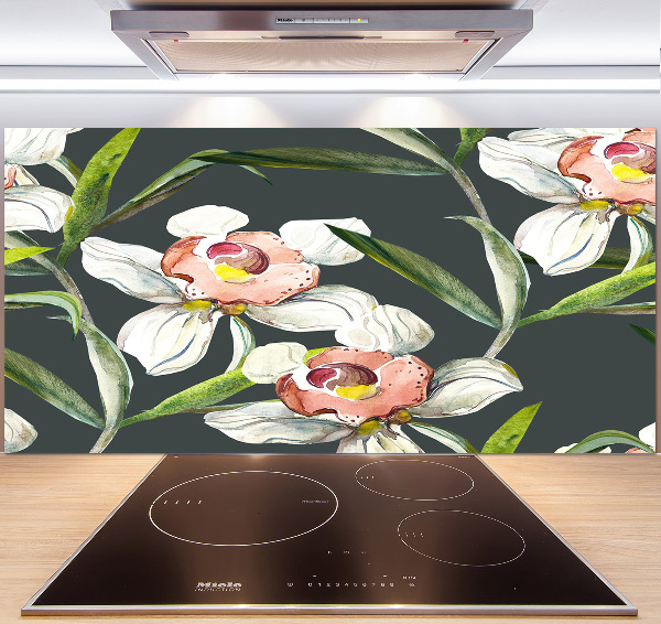Keuken achterwand Bloemenpatroon