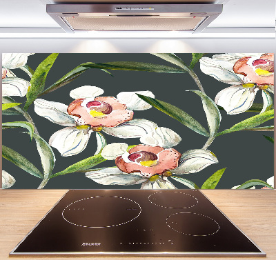 Keuken achterwand Bloemenpatroon