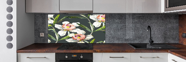 Keuken achterwand Bloemenpatroon