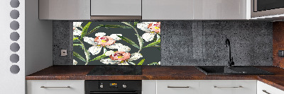 Keuken achterwand Bloemenpatroon