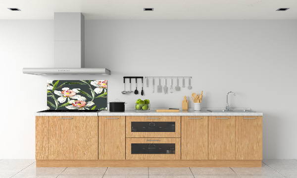 Keuken achterwand Bloemenpatroon