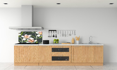 Keuken achterwand Bloemenpatroon