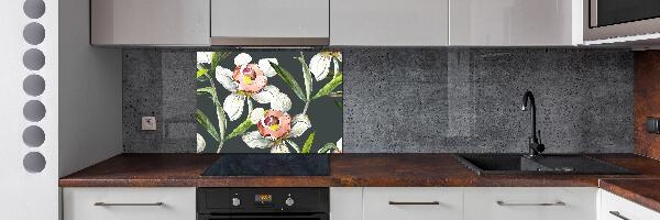 Keuken achterwand Bloemenpatroon