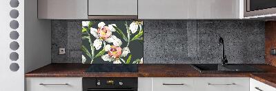 Keuken achterwand Bloemenpatroon