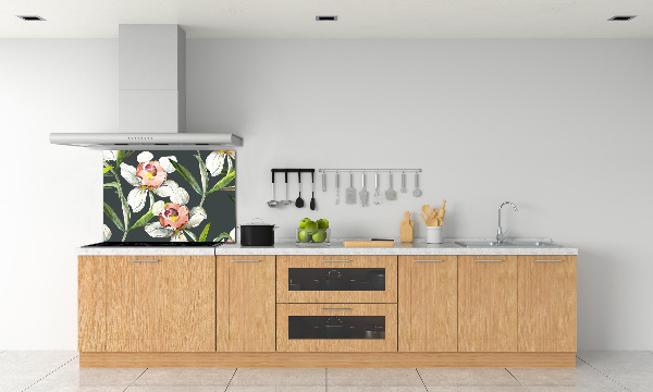 Keuken achterwand Bloemenpatroon